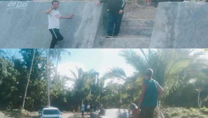 Usai Cek Proyek Talud, Kalak BPBD Kepsul Sampaikan Progres Pekerjaan