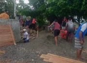 Pemukiman Warga Terancam, Pemdes Kabau Pantai Bangun Talud