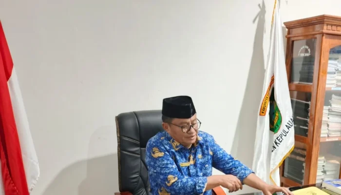 Usai Cek Proyek Talud, Kalak BPBD Kepsul Sampaikan Progres Pekerjaan